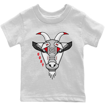 Jordan 3 Fire Red Sneaker Match Tees Goat Face Sneaker Tees Jordan 3 Fire Red Sneaker Release Tees Kids Shirts