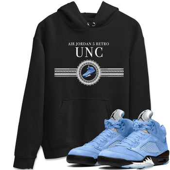 Jordan 5 UNC Jordan Shirts Gold Chain Sneaker Tees Air Jordan 5 UNC SNRT Sneaker Tees Unisex Shirts Black 1