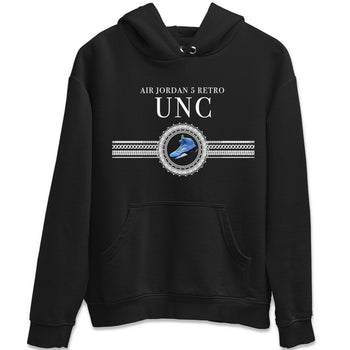 Jordan 5 UNC Jordan Shirts Gold Chain Sneaker Tees Air Jordan 5 UNC SNRT Sneaker Tees Unisex Shirts Black 2