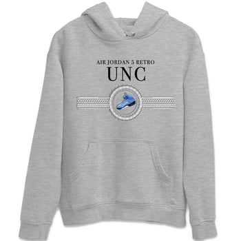 Jordan 5 UNC Jordan Shirts Gold Chain Sneaker Tees Air Jordan 5 UNC SNRT Sneaker Tees Unisex Shirts Heather Grey 2