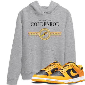 Dunk Championship Goldenrod Sneaker Match Tees Gold Chains Sneaker Tees Dunk Championship Goldenrod Sneaker Release Tees Unisex Shirts