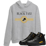 Jordan 12 Black Taxi Sneaker Match Tees Gold Chains Sneaker Tees Jordan 12 Black Taxi Sneaker Release Tees Unisex Shirts