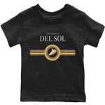 Jordan 13 Del Sol Sneaker Match Tees Gold Chains Sneaker Tees Jordan 13 Del Sol Sneaker Release Tees Kids Shirts