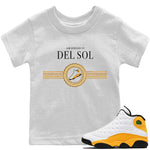 Jordan 13 Del Sol Sneaker Match Tees Gold Chains Sneaker Tees Jordan 13 Del Sol Sneaker Release Tees Kids Shirts