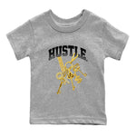 11s Gratitude shirt to match jordans Gold Hustle special sneaker matching tees Air Jordan 11 Gratitude SNRT sneaker tees Baby Toddler Heather Grey 2 T-Shirt