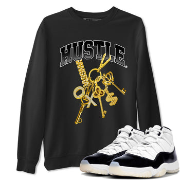11s Gratitude shirt to match jordans Gold Hustle special sneaker matching tees Air Jordan 11 Gratitude SNRT sneaker tees Unisex Black 1 T-Shirt