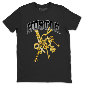 11s Gratitude shirt to match jordans Gold Hustle special sneaker matching tees Air Jordan 11 Gratitude SNRT sneaker tees Unisex Black 2 T-Shirt