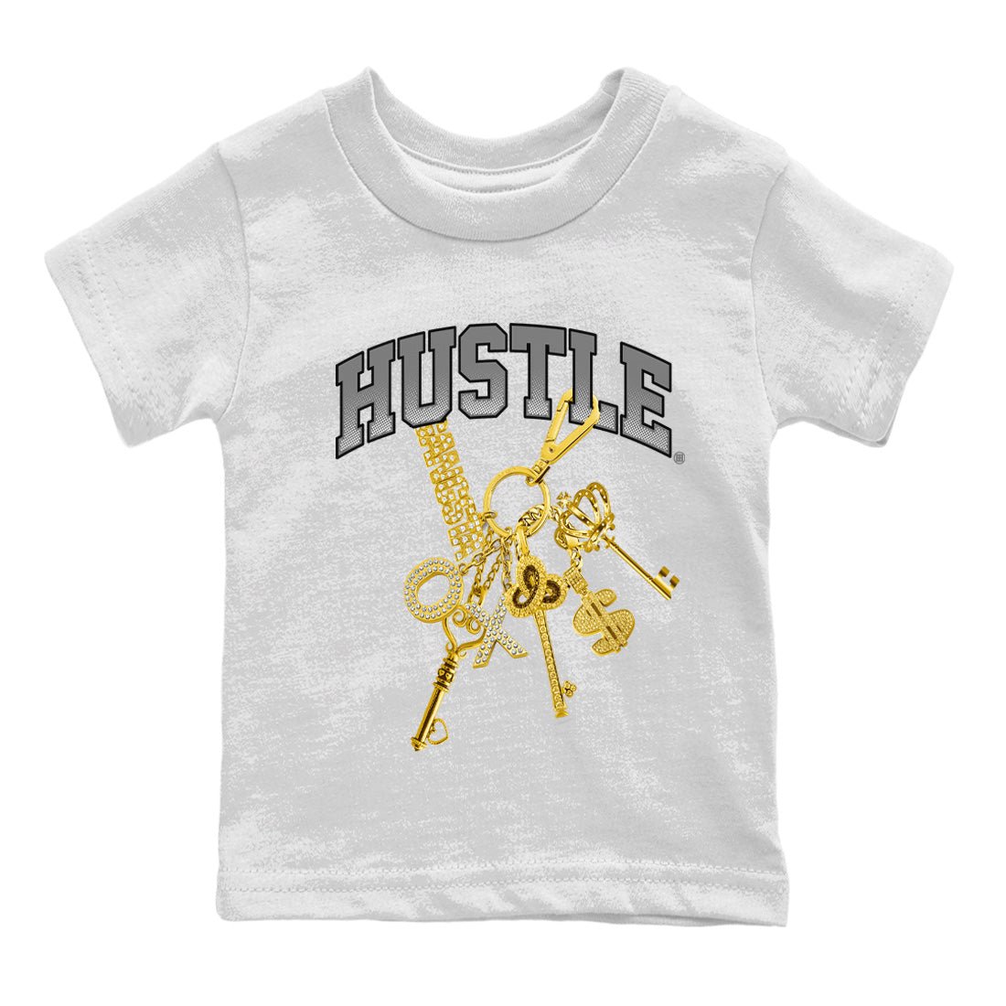 Air Jordan 11 White Cement Sneaker Match Tees Gold Hustle Sneaker Tees Air Jordan 11 Cement Grey Sneaker Release Tees Kids Shirts White 2