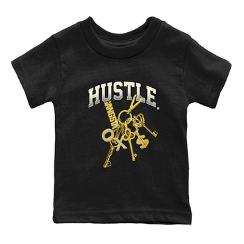 4s Sail shirt to match jordans Gold Hustle sneaker tees Air Jordan 4 Sail SNRT sneaker release tees baby toddler Black 2 cotton Shirt