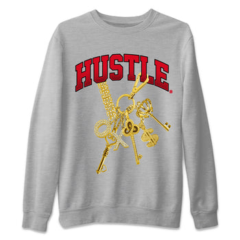 Air Jordan 6 Toro Bravo Sneaker Match Tees Gold Hustle Sneaker Tees Air Jordan 6 Toro Sneaker Release Tees Unisex Shirts Heather Grey 2
