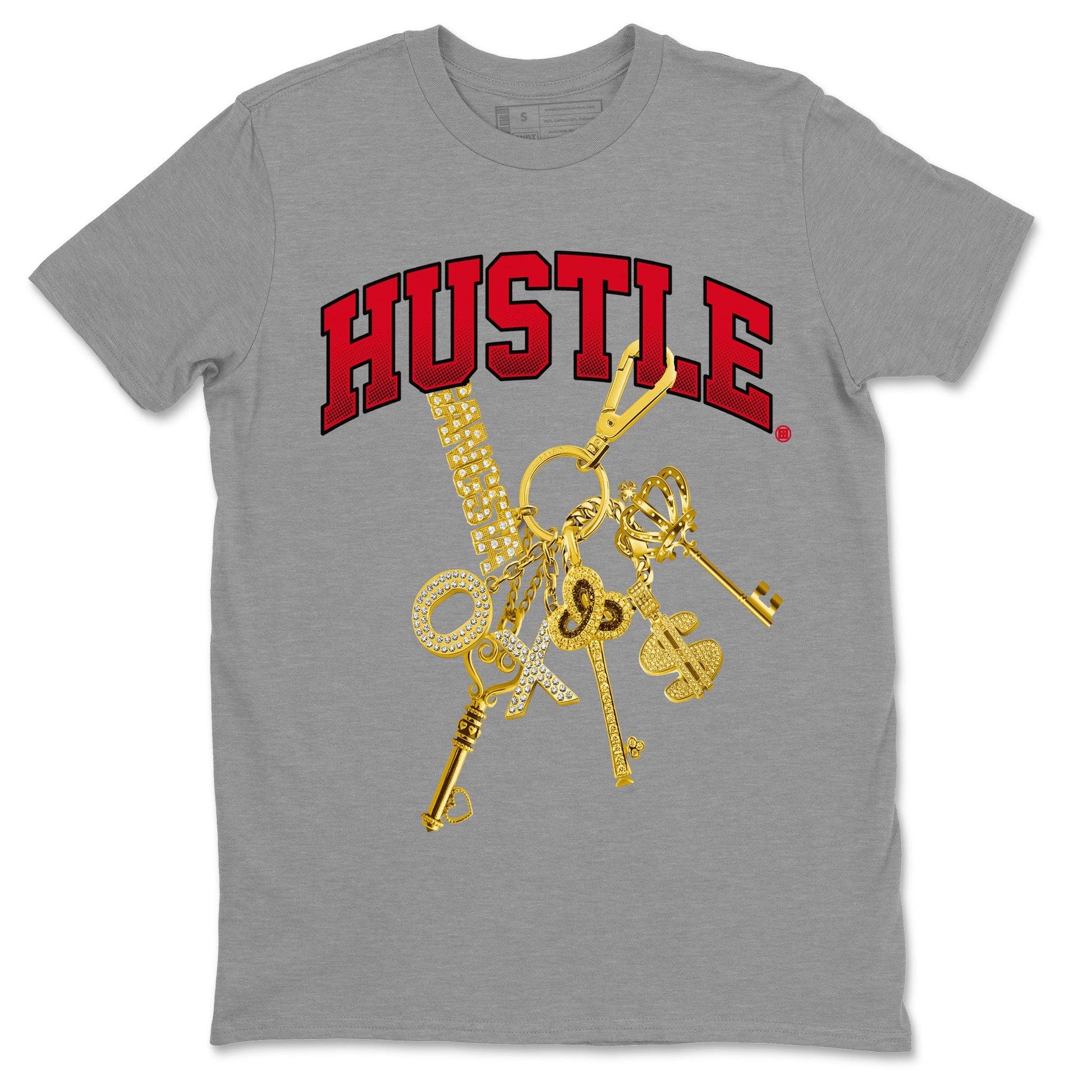 Air Jordan 6 Toro Bravo Sneaker Match Tees Gold Hustle Sneaker Tees Air Jordan 6 Toro Sneaker Release Tees Unisex Shirts Heather Grey 2