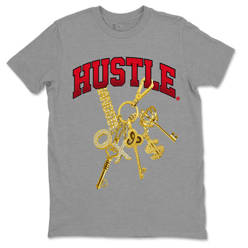 Air Jordan 6 Toro Bravo Sneaker Match Tees Gold Hustle Sneaker Tees Air Jordan 6 Toro Sneaker Release Tees Unisex Shirts Heather Grey 2
