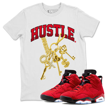 Air Jordan 6 Toro Bravo Sneaker Match Tees Gold Hustle Sneaker Tees Air Jordan 6 Toro Sneaker Release Tees Unisex Shirts White 1