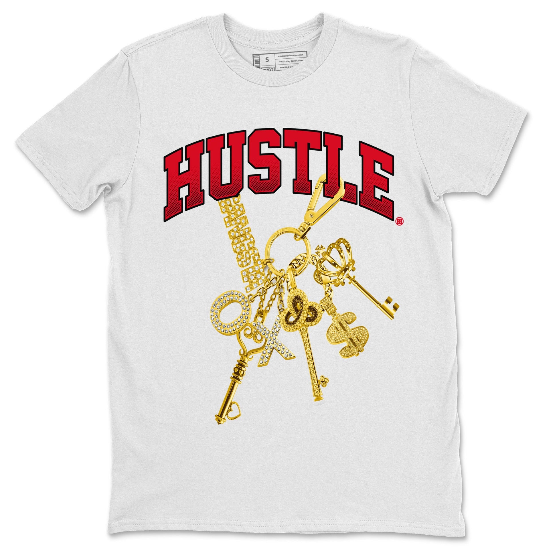 Air Jordan 6 Toro Bravo Sneaker Match Tees Gold Hustle Sneaker Tees Air Jordan 6 Toro Sneaker Release Tees Unisex Shirts White 2