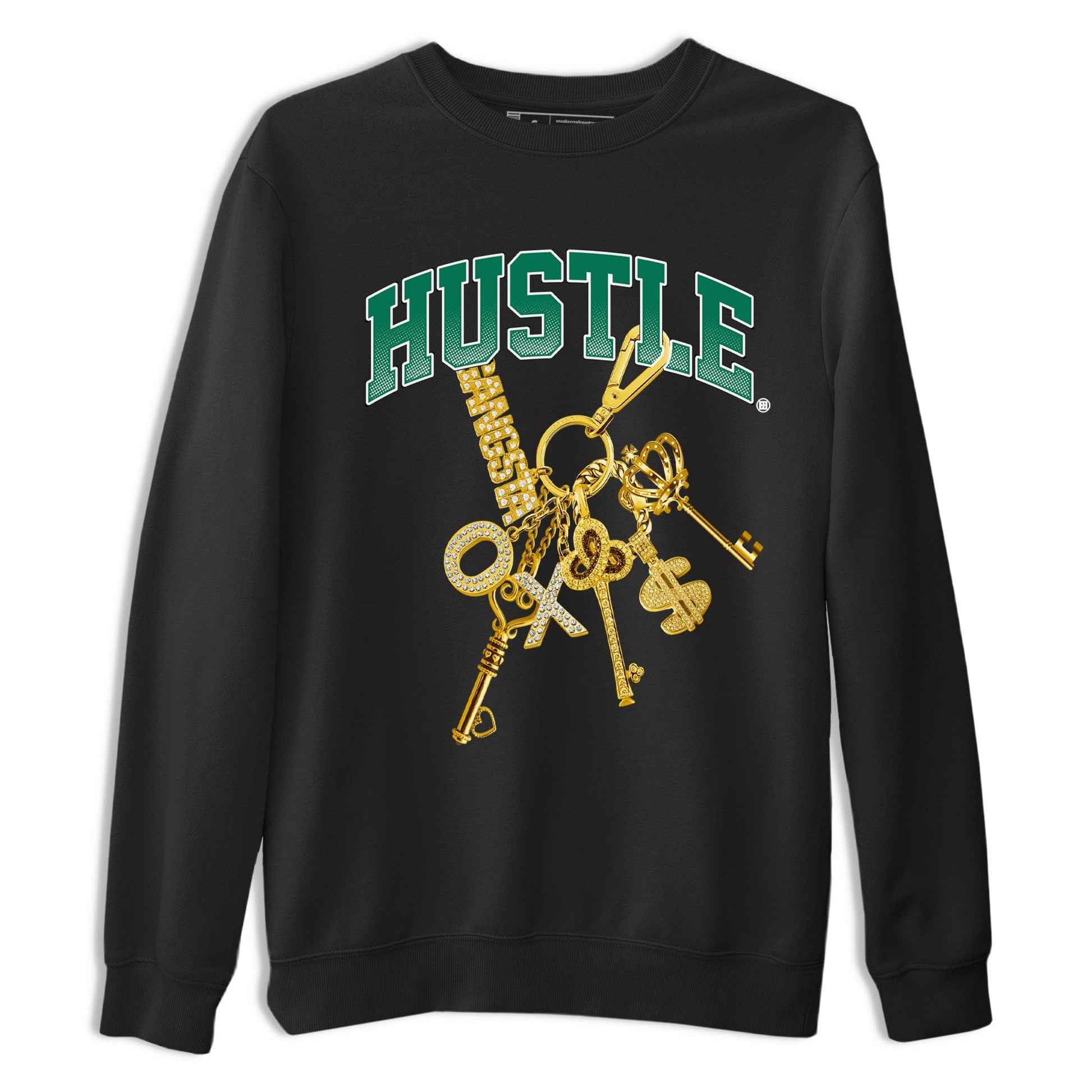 Adidas Samba Collegiate Green Gum shirt to match jordans Gold Hustle sneaker tees Samba Collegiate Green Gum SNRT Sneaker Release Tees Unisex Black 2 T-Shirt