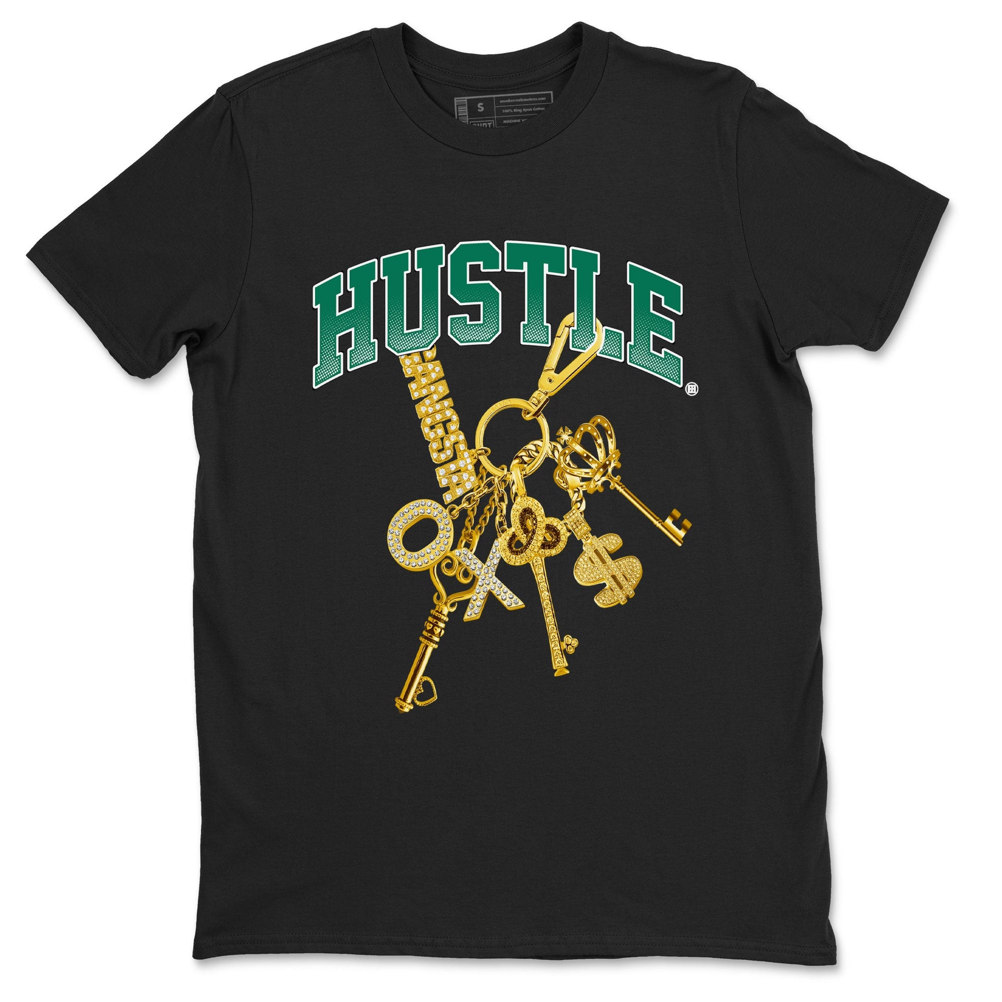 Adidas Samba Collegiate Green Gum shirt to match jordans Gold Hustle sneaker tees Samba Collegiate Green Gum SNRT Sneaker Release Tees Unisex Black 2 T-Shirt