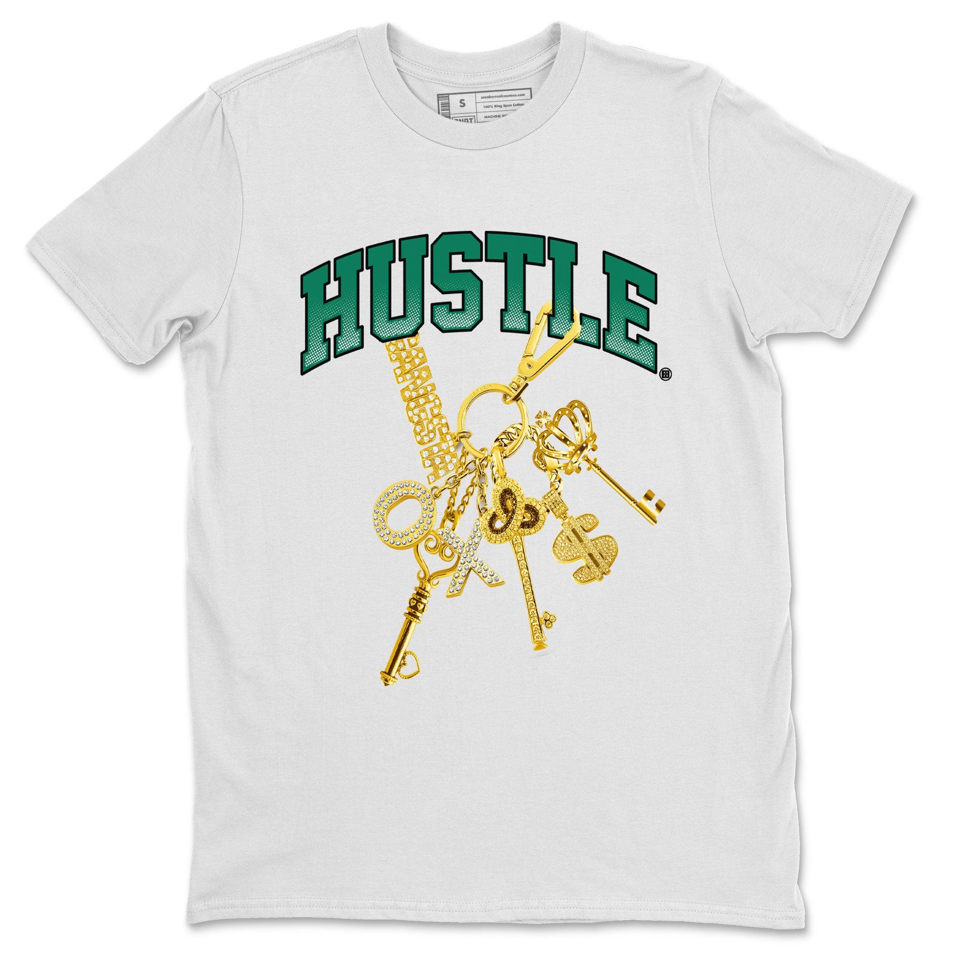 Adidas Samba Collegiate Green Gum shirt to match jordans Gold Hustle sneaker tees Samba Collegiate Green Gum SNRT Sneaker Release Tees Unisex White 2 T-Shirt