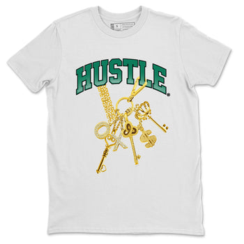 Adidas Samba Collegiate Green Gum shirt to match jordans Gold Hustle sneaker tees Samba Collegiate Green Gum SNRT Sneaker Release Tees Unisex White 2 T-Shirt