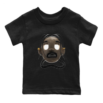Air Jordan 1 Palomino shirt to match jordans Goosebumps Boy sneaker tees AJ1 High Palomino SNRT Sneaker Release Tees Baby Toddler Black 2 T-Shirt