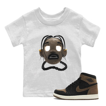 Air Jordan 1 Palomino shirt to match jordans Goosebumps Boy sneaker tees AJ1 High Palomino SNRT Sneaker Release Tees Baby Toddler White 1 T-Shirt