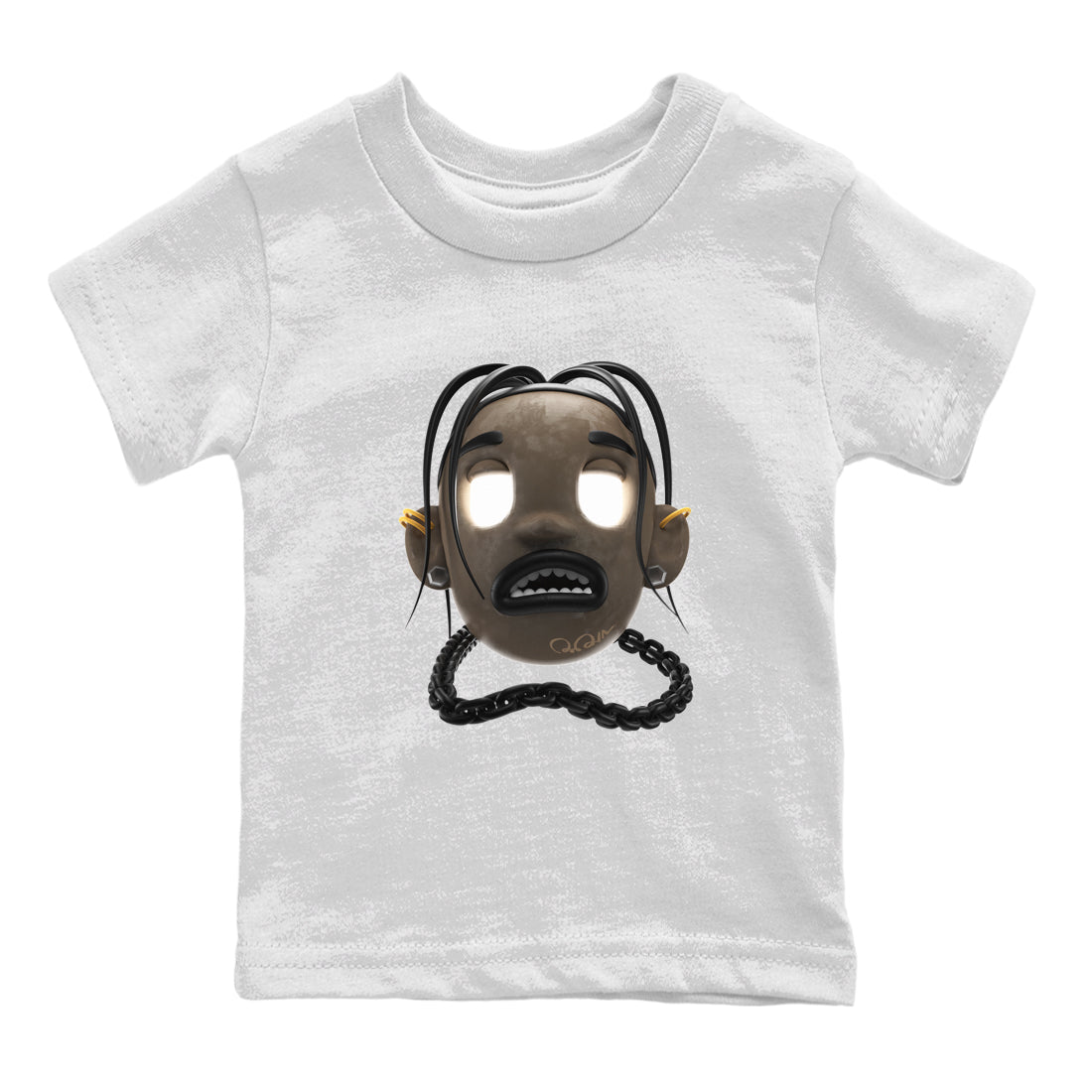 Air Jordan 1 Palomino shirt to match jordans Goosebumps Boy sneaker tees AJ1 High Palomino SNRT Sneaker Release Tees Baby Toddler White 2 T-Shirt