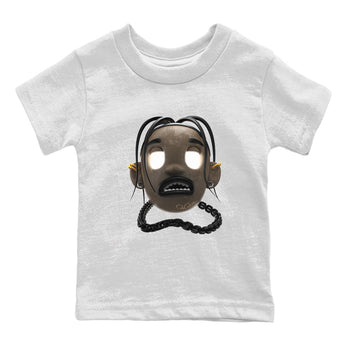 Air Jordan 1 Palomino shirt to match jordans Goosebumps Boy sneaker tees AJ1 High Palomino SNRT Sneaker Release Tees Baby Toddler White 2 T-Shirt