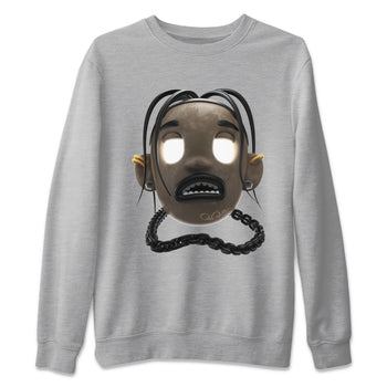Air Jordan 1 Palomino shirt to match jordans Goosebumps Boy sneaker tees AJ1 High Palomino SNRT Sneaker Release Tees Unisex Heather Grey 2 T-Shirt