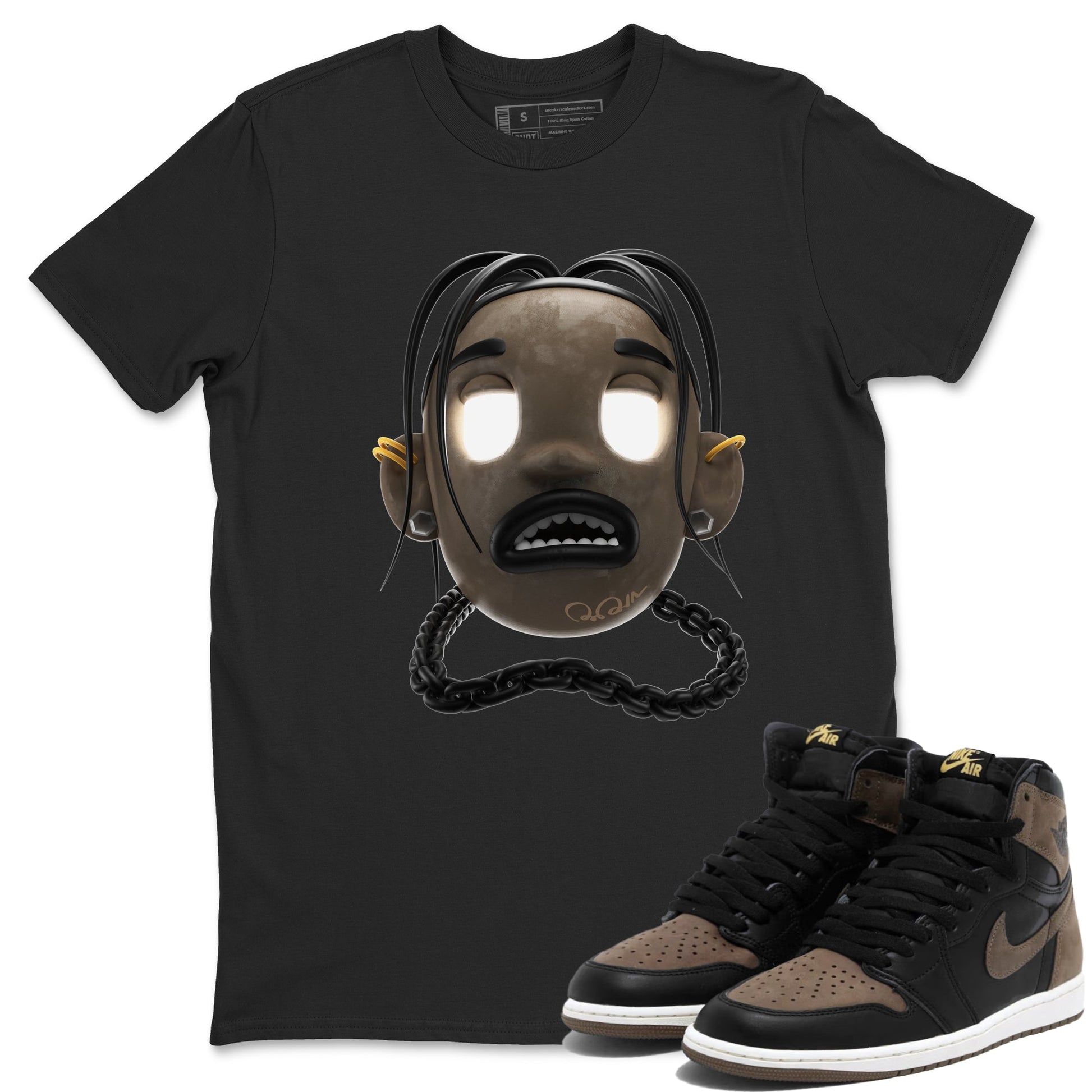 Air Jordan 1 Palomino shirt to match jordans Goosebumps Boy sneaker tees AJ1 High Palomino SNRT Sneaker Release Tees Unisex Black 1 T-Shirt