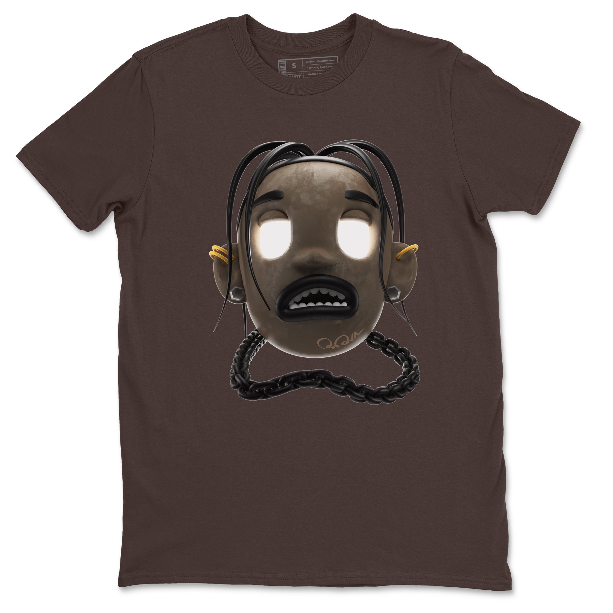 Air Jordan 1 Palomino shirt to match jordans Goosebumps Boy sneaker tees AJ1 High Palomino SNRT Sneaker Release Tees Unisex Dark Chocolate 2 T-Shirt