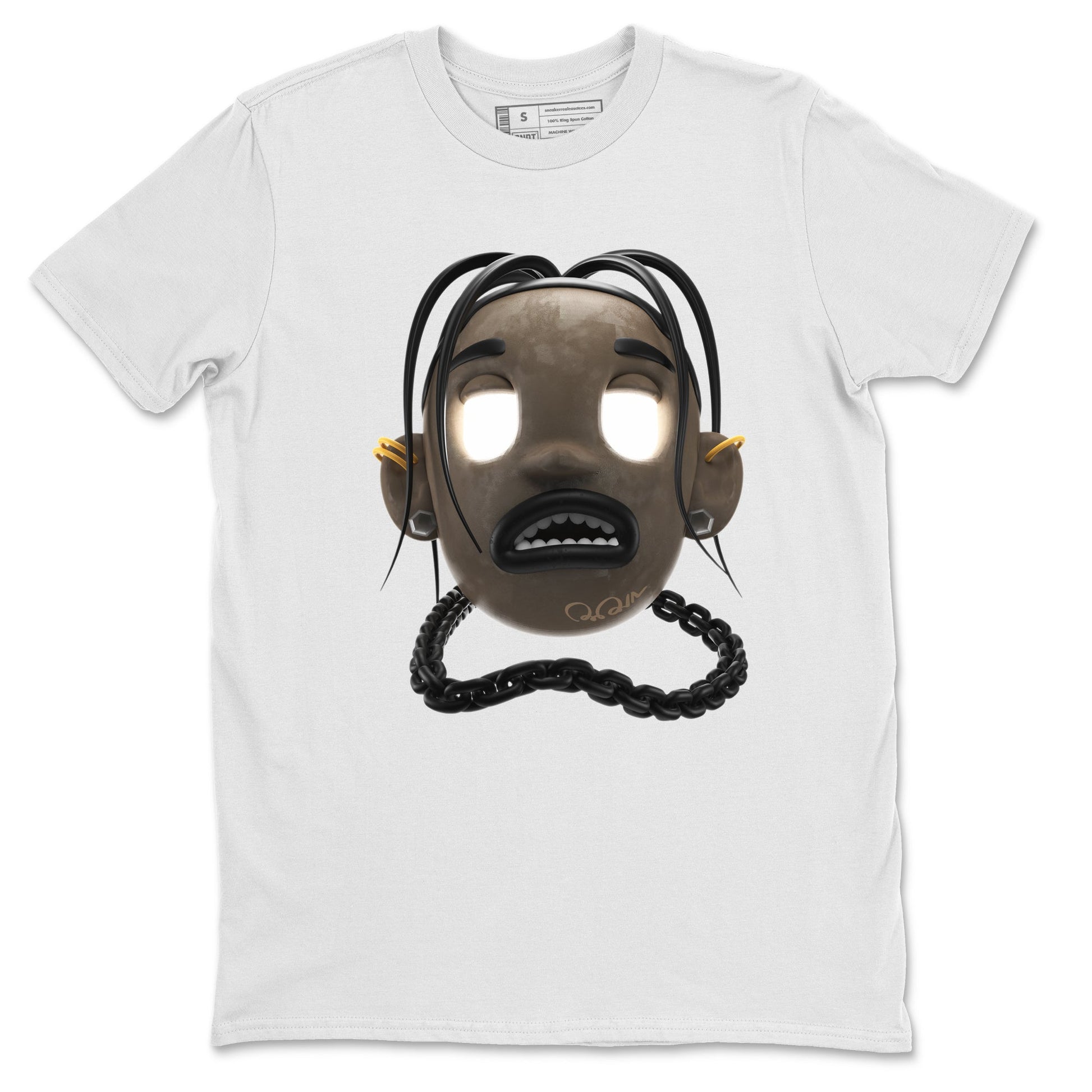 Air Jordan 1 Palomino shirt to match jordans Goosebumps Boy sneaker tees AJ1 High Palomino SNRT Sneaker Release Tees Unisex White 2 T-Shirt