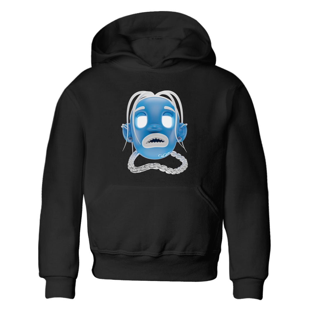 Air Jordan 1 Travis Scott Fragment Sneaker Match Tees Goosebumps Boy Sneaker Tees AJ1 OG High Travis Scott Fragment Sneaker Release Tees Kids Shirts Black 2