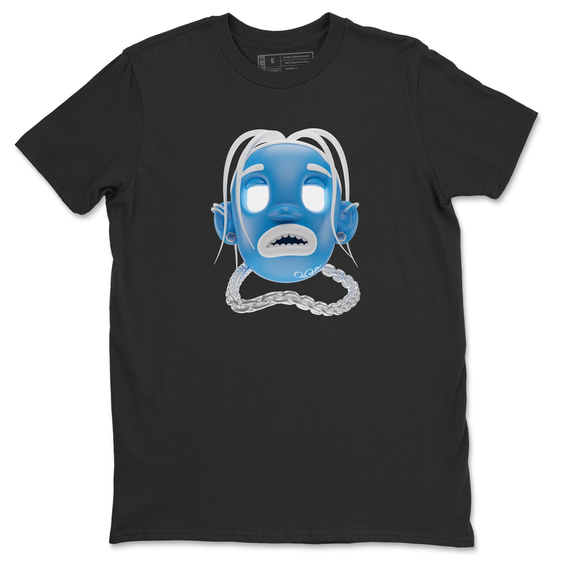 Air Jordan 1 Travis Scott Fragment Sneaker Match Tees Goosebumps Boy Sneaker Tees AJ1 OG High Travis Scott Fragment Sneaker Release Tees Unisex Shirts Black 2