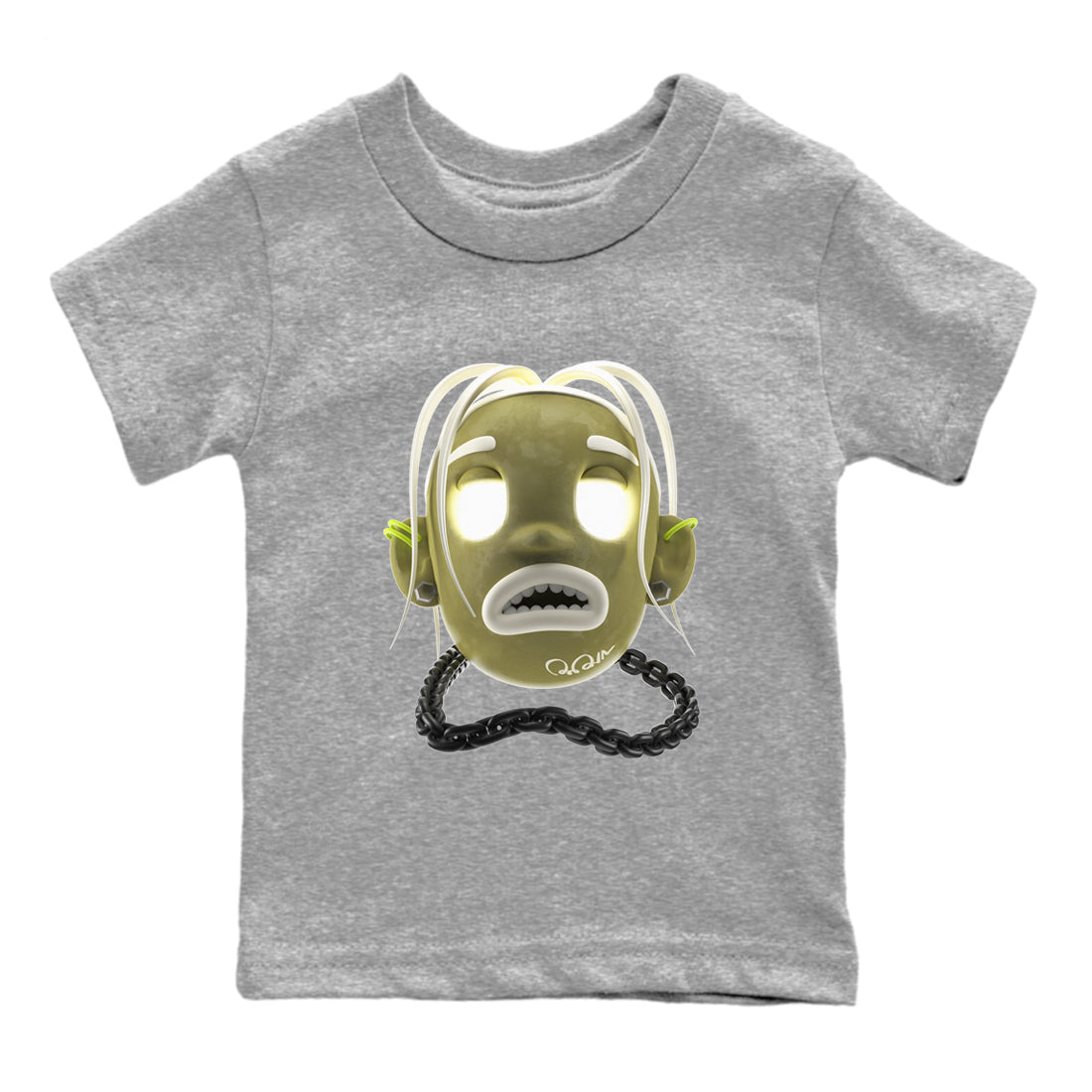 Air Jordan 1 Travis Scott Golf shirt to match jordans Goosebumps Boy sneaker tees AJ1 lowTravis Scott Golf SNRT Sneaker Release Tees Baby Toddler Heather Grey 2 T-Shirt
