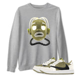 Air Jordan 1 Travis Scott Golf shirt to match jordans Goosebumps Boy sneaker tees AJ1 lowTravis Scott Golf SNRT Sneaker Release Tees Unisex Heather Grey 1 T-Shirt