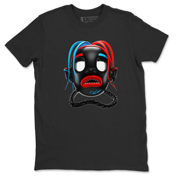 Air Jordan 1 UNC to Chicago Sneaker Match Tees Goosebumps Boy Sneaker Tees AJ1 UNC to Chicago Sneaker Release Tees Unisex Shirts Black 2