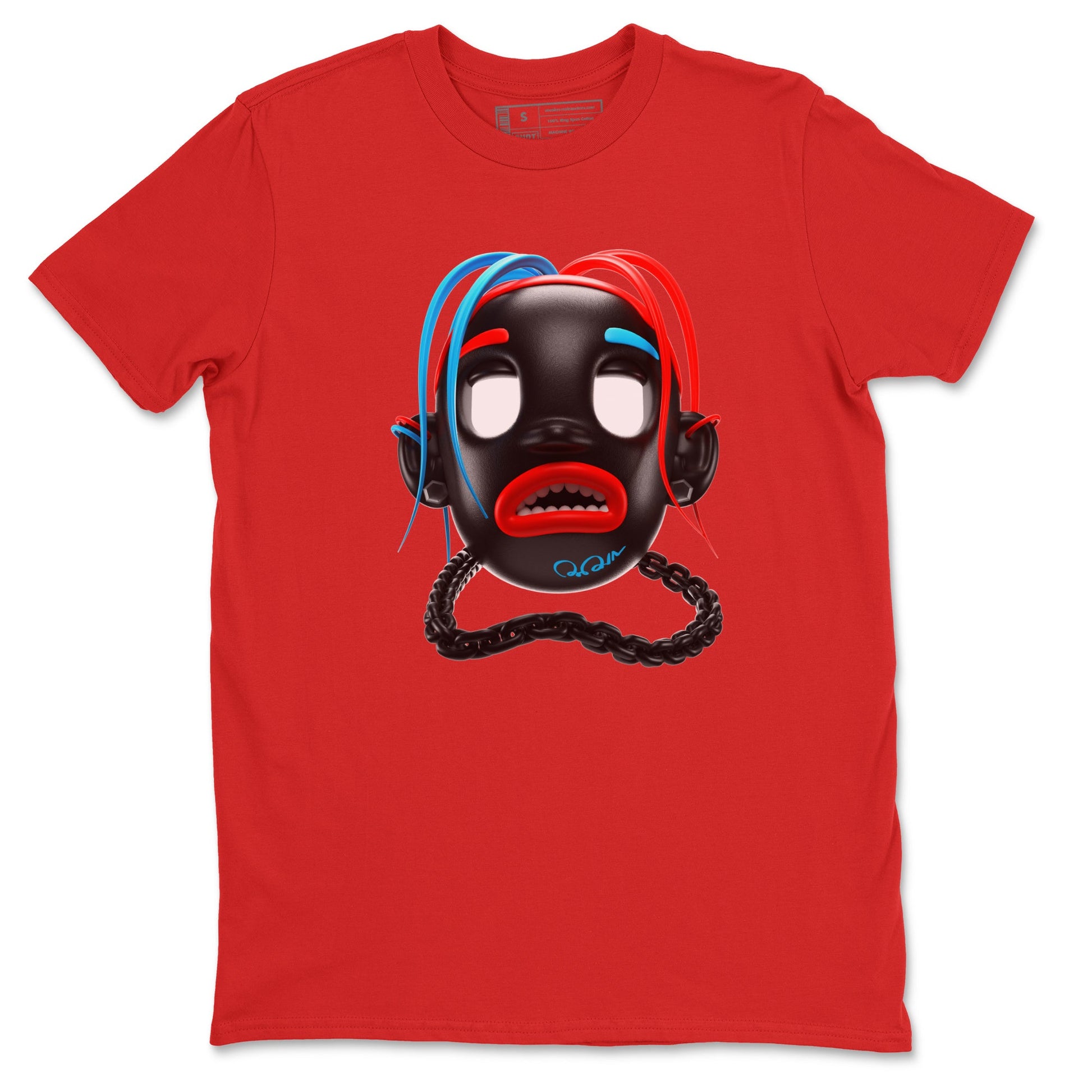 Air Jordan 1 UNC to Chicago Sneaker Match Tees Goosebumps Boy Sneaker Tees AJ1 UNC to Chicago Sneaker Release Tees Unisex Shirts Red 2