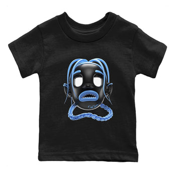 Air Jordan 1 Retro High OG UNC Toe Shirt to match Jordans Goosebumps Boy Sneaker Tees AJ1 UNC Toe SNRT Sneaker Release Tees Kids and Baby Tees Black 2