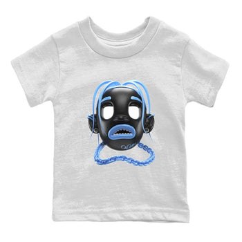 Air Jordan 1 Retro High OG UNC Toe Shirt to match Jordans Goosebumps Boy Sneaker Tees AJ1 UNC Toe SNRT Sneaker Release Tees Kids and Baby Tees White 2
