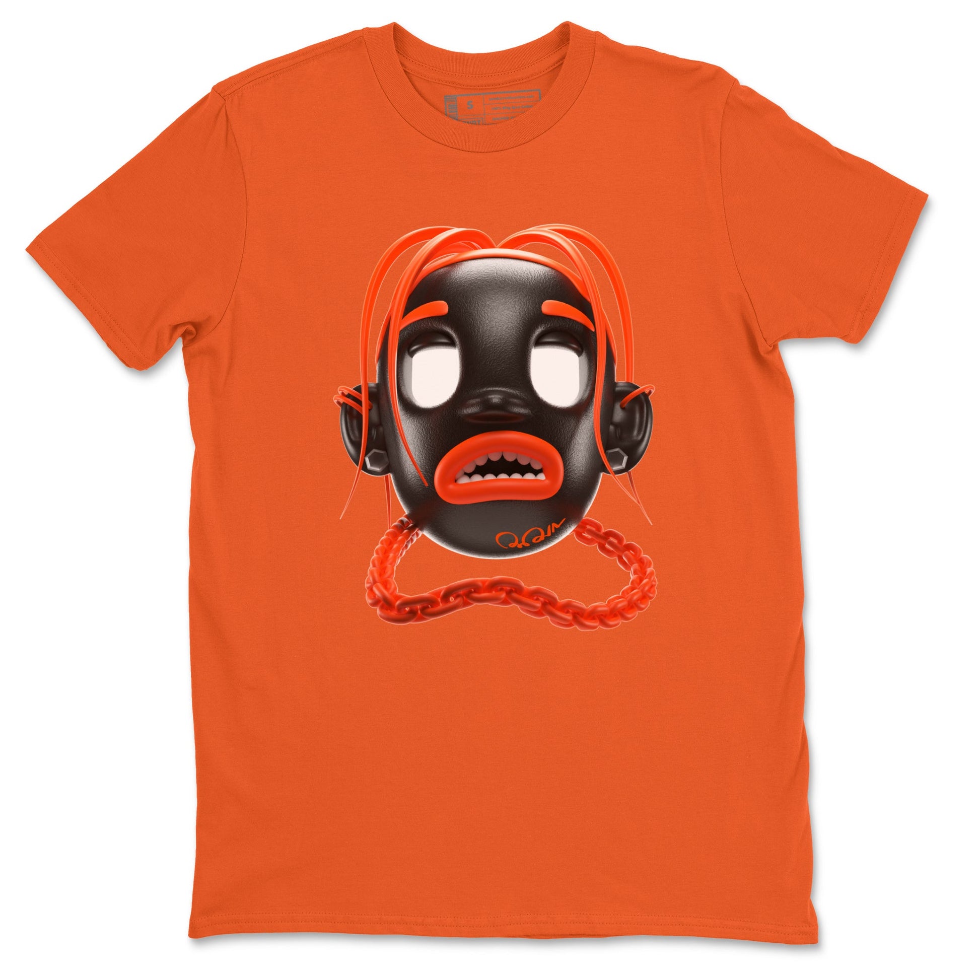 Air Jordan 12 Brilliant Orange Sneaker Match Tees Goosebumps Boy Sneaker Tees AJ12 Brilliant Orange Sneaker Release Tees Unisex Shirts Orange 2