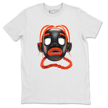 Air Jordan 12 Brilliant Orange Sneaker Match Tees Goosebumps Boy Sneaker Tees AJ12 Brilliant Orange Sneaker Release Tees Unisex Shirts White 2