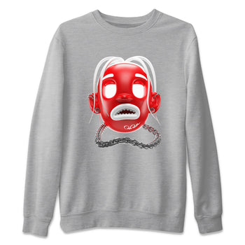 Air Jordan 12 Cherry Sneaker Match Tees Goosebumps Boy Sneaker Tees AJ12 Cherry Sneaker Release Tees Unisex Shirts Heather Grey 2