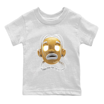 Air Jordan 13 Wheat Sneaker Match Tees Goosebumps Boy Sneaker Tees AJ13 Wheat Sneaker Release Tees Kids Shirts White 2