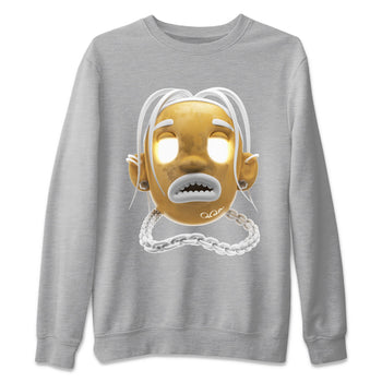 Air Jordan 13 Wheat Sneaker Match Tees Goosebumps Boy Sneaker Tees AJ13 Wheat Sneaker Release Tees Unisex Shirts Heather Grey 2