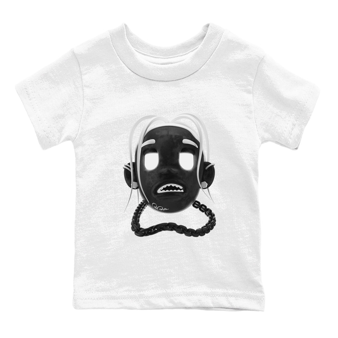 14s Panda shirt to match jordans Goosebumps Boy sneaker tees Air Jordan 14 Panda SNRT Sneaker Release Tees Baby Toddler White 2 T-Shirt