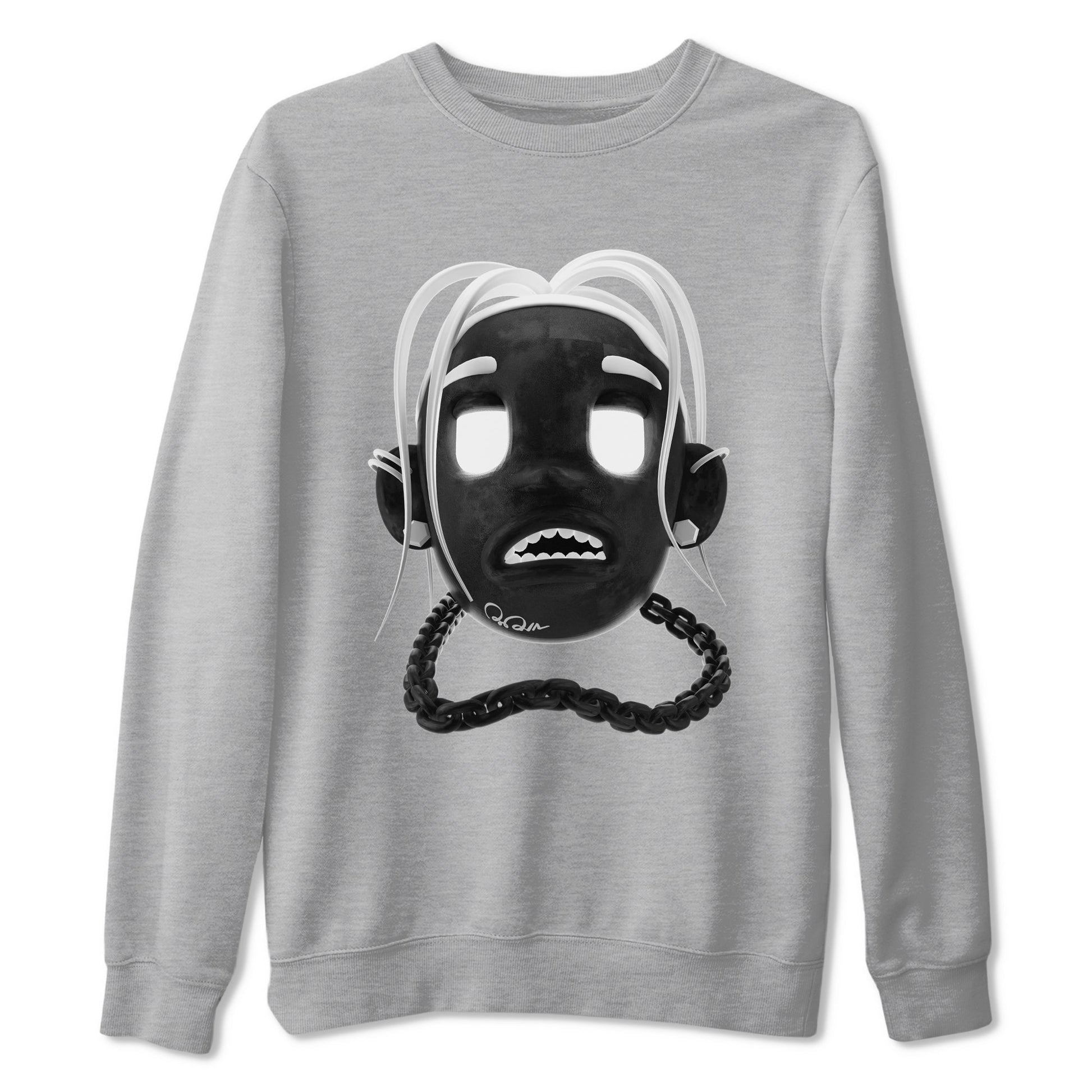 14s Panda shirt to match jordans Goosebumps Boy sneaker tees Air Jordan 14 Panda SNRT Sneaker Release Tees Unisex Heather Grey 2 T-Shirt