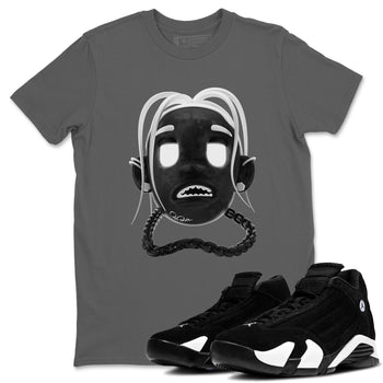 14s Panda shirt to match jordans Goosebumps Boy sneaker tees Air Jordan 14 Panda SNRT Sneaker Release Tees Unisex Cool Grey 1 T-Shirt