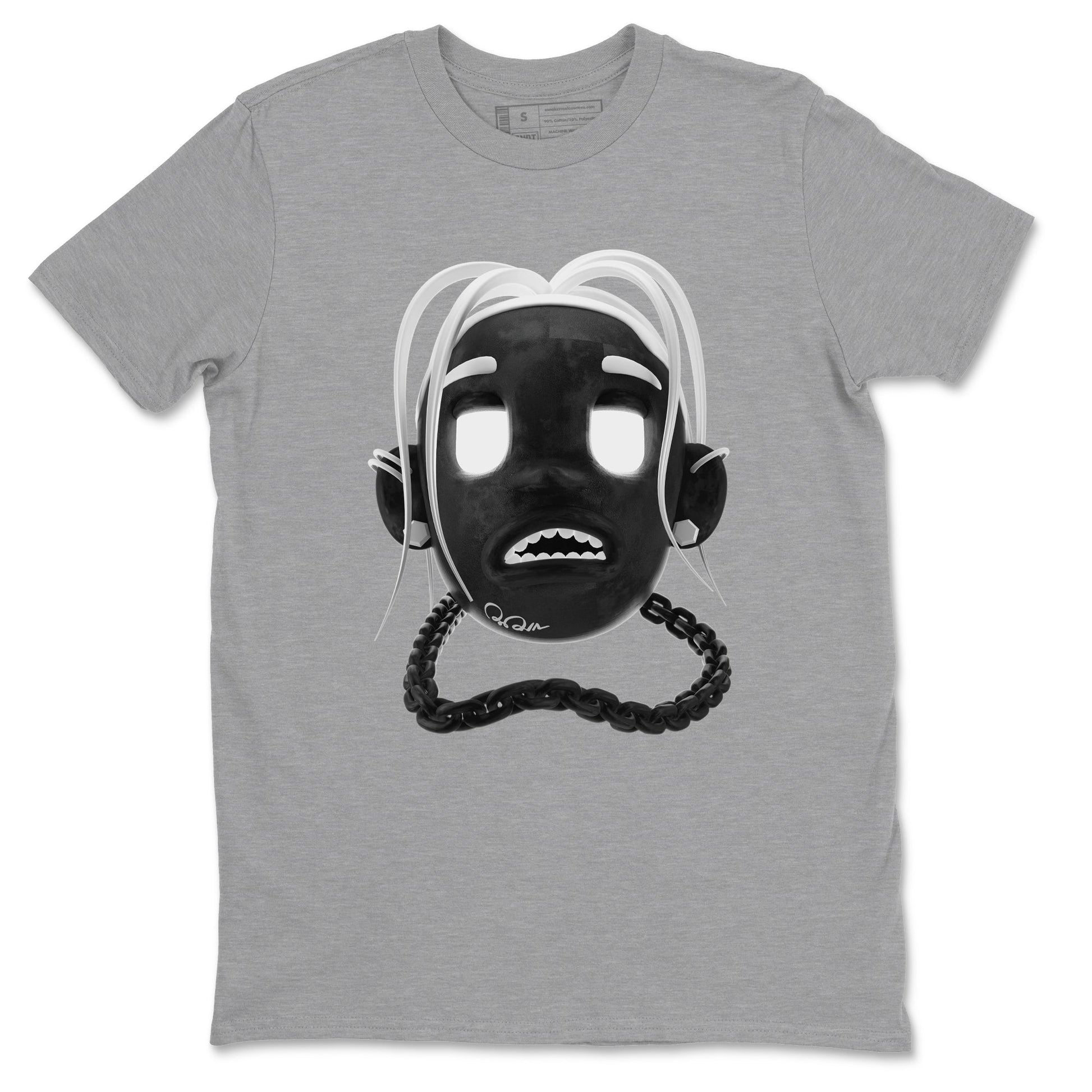 14s Panda shirt to match jordans Goosebumps Boy sneaker tees Air Jordan 14 Panda SNRT Sneaker Release Tees Unisex Heather Grey 2 T-Shirt