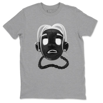 14s Panda shirt to match jordans Goosebumps Boy sneaker tees Air Jordan 14 Panda SNRT Sneaker Release Tees Unisex Heather Grey 2 T-Shirt
