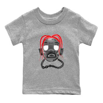 Air Jordan 4 Bred Reimagined shirt to match jordans Goosebumps Boy sneaker tees AJ4 Bred Reimagined SNRT sneaker release tees baby toddler Heather Grey 2 cotton Shirt