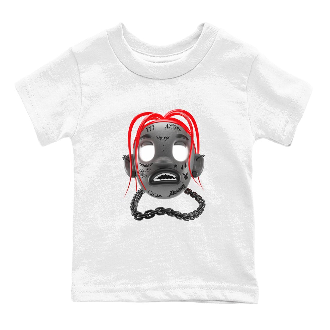 Air Jordan 4 Bred Reimagined shirt to match jordans Goosebumps Boy sneaker tees AJ4 Bred Reimagined SNRT sneaker release tees baby toddler White 2 cotton Shirt